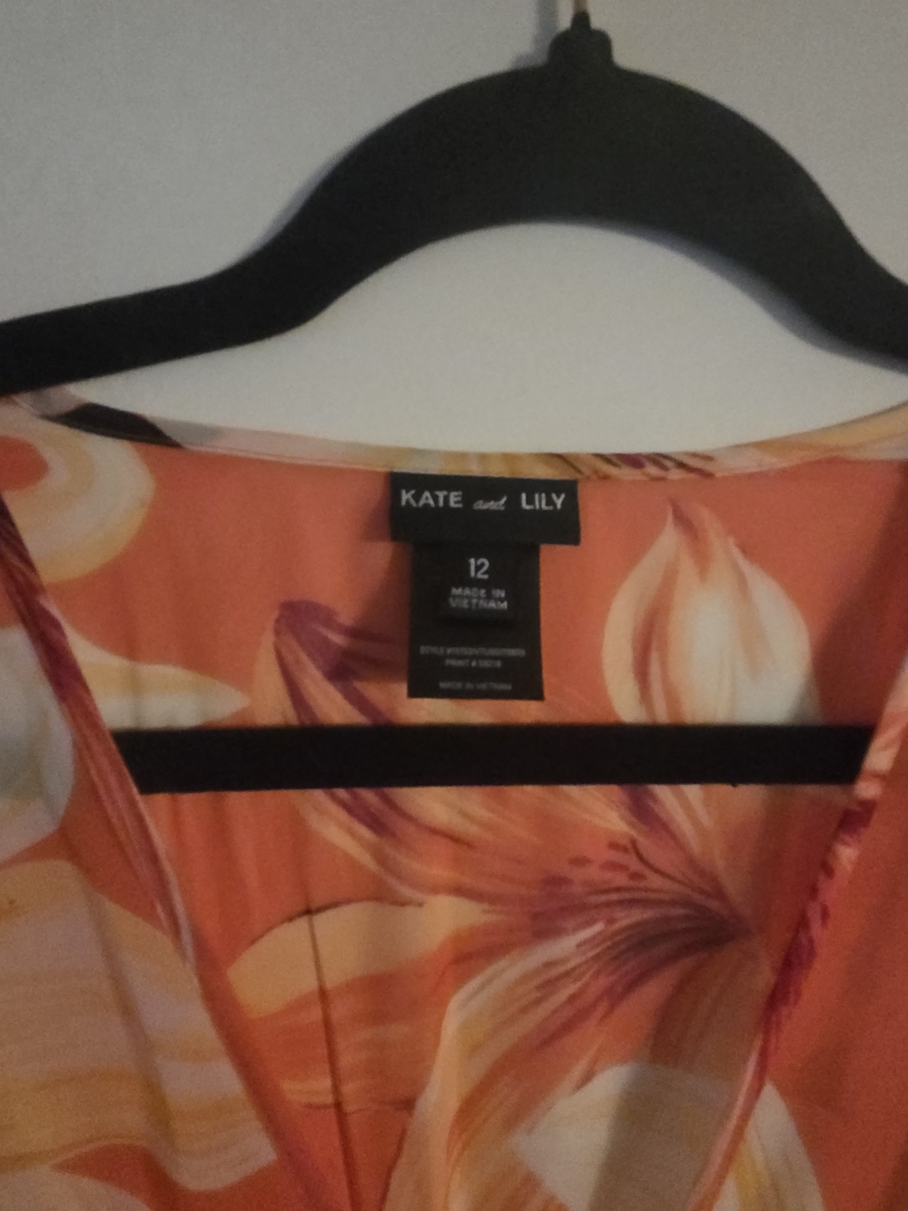 Tropical Floral Orange V-Neck Sheer Maxi Dress - Picture 3 of 8